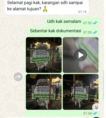 Pengiriman Papan Bunga Selamat Central Park Jakarta