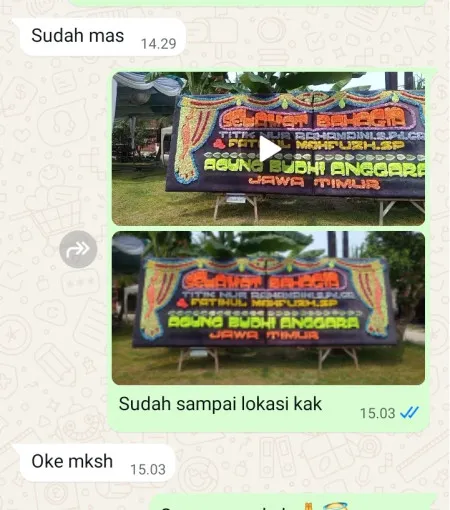 Pengiriman Papan Bunga Central Park Jakarta