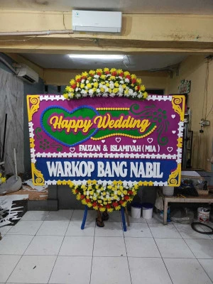 Papan Bunga di Central Park Jakarta