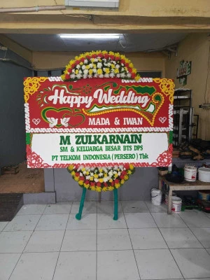 Papan Bunga di Central Park Jakarta