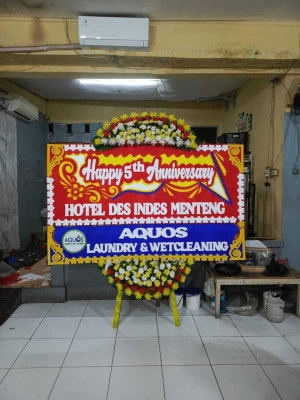 Papan Bunga di Central Park Jakarta