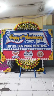 Papan Bunga di Central Park Jakarta