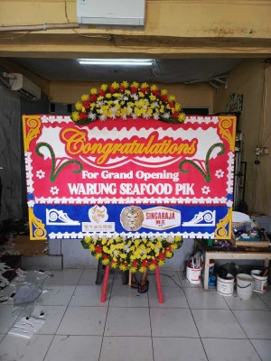 Papan Bunga di Central Park Jakarta