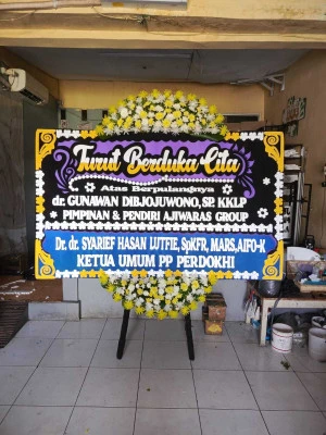 Papan Bunga di Central Park Jakarta